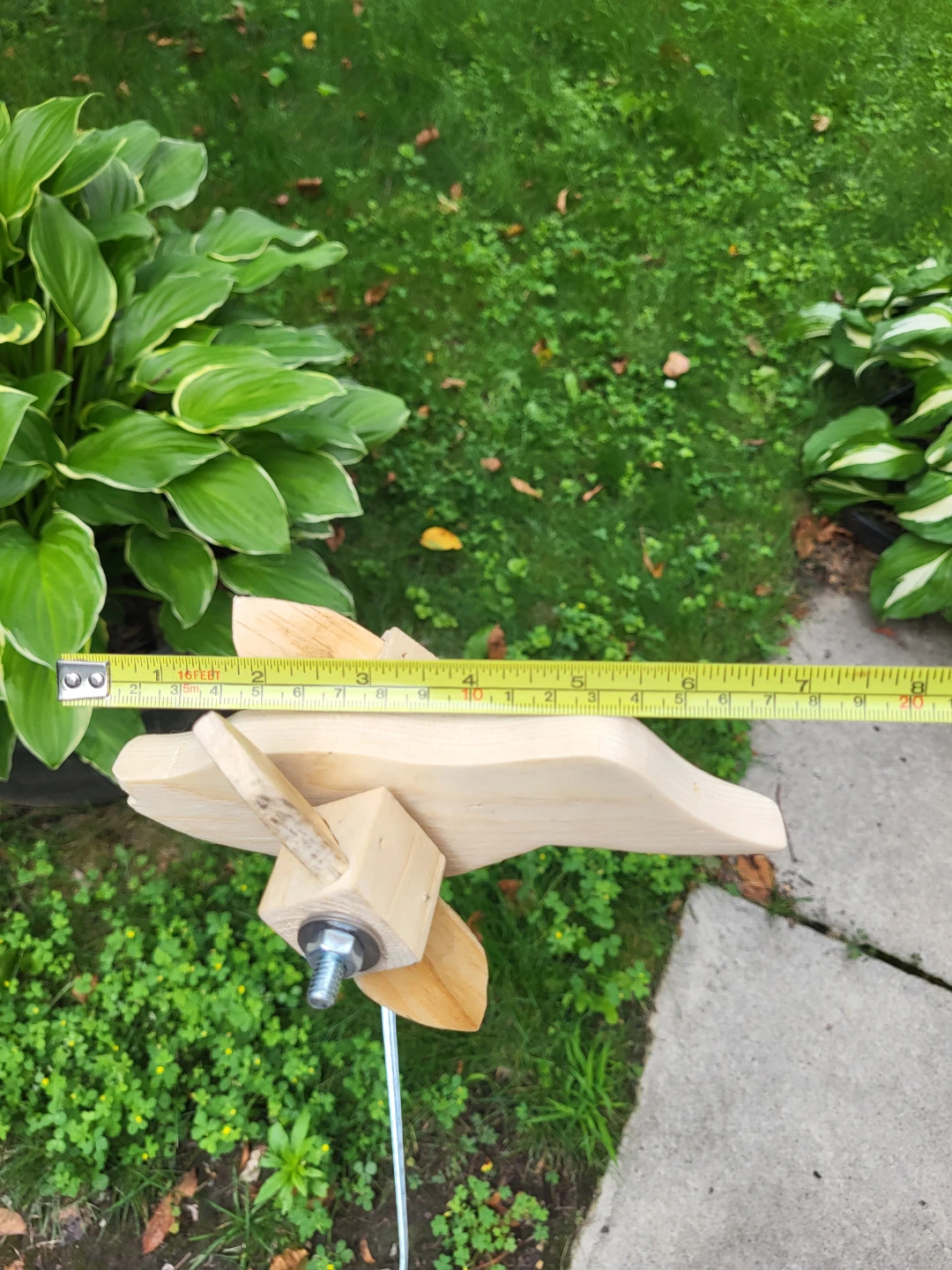 Wooden Bird Pinwheel Garden Stake - photo 4