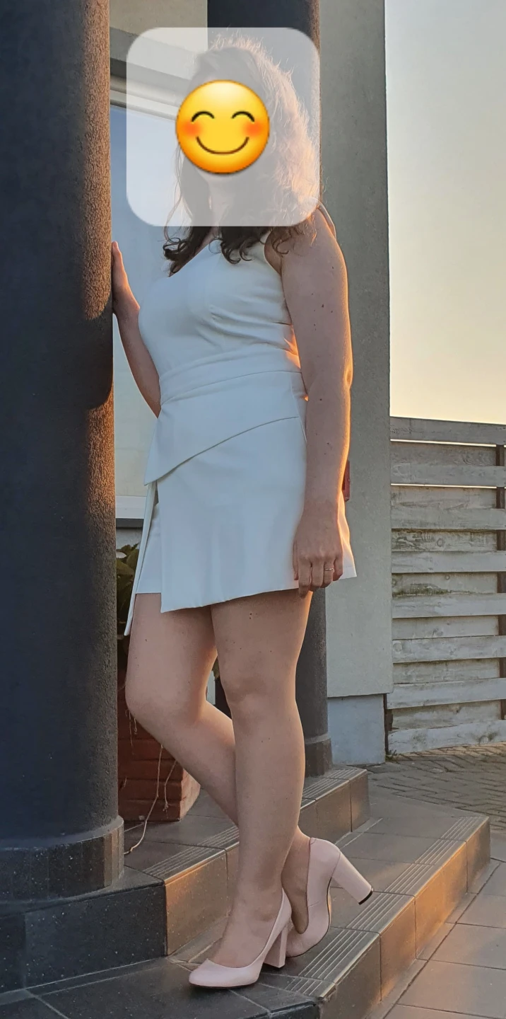 Elegant white/ivory jumpsuit (skort style) – size EU 42 M/L - photo 4