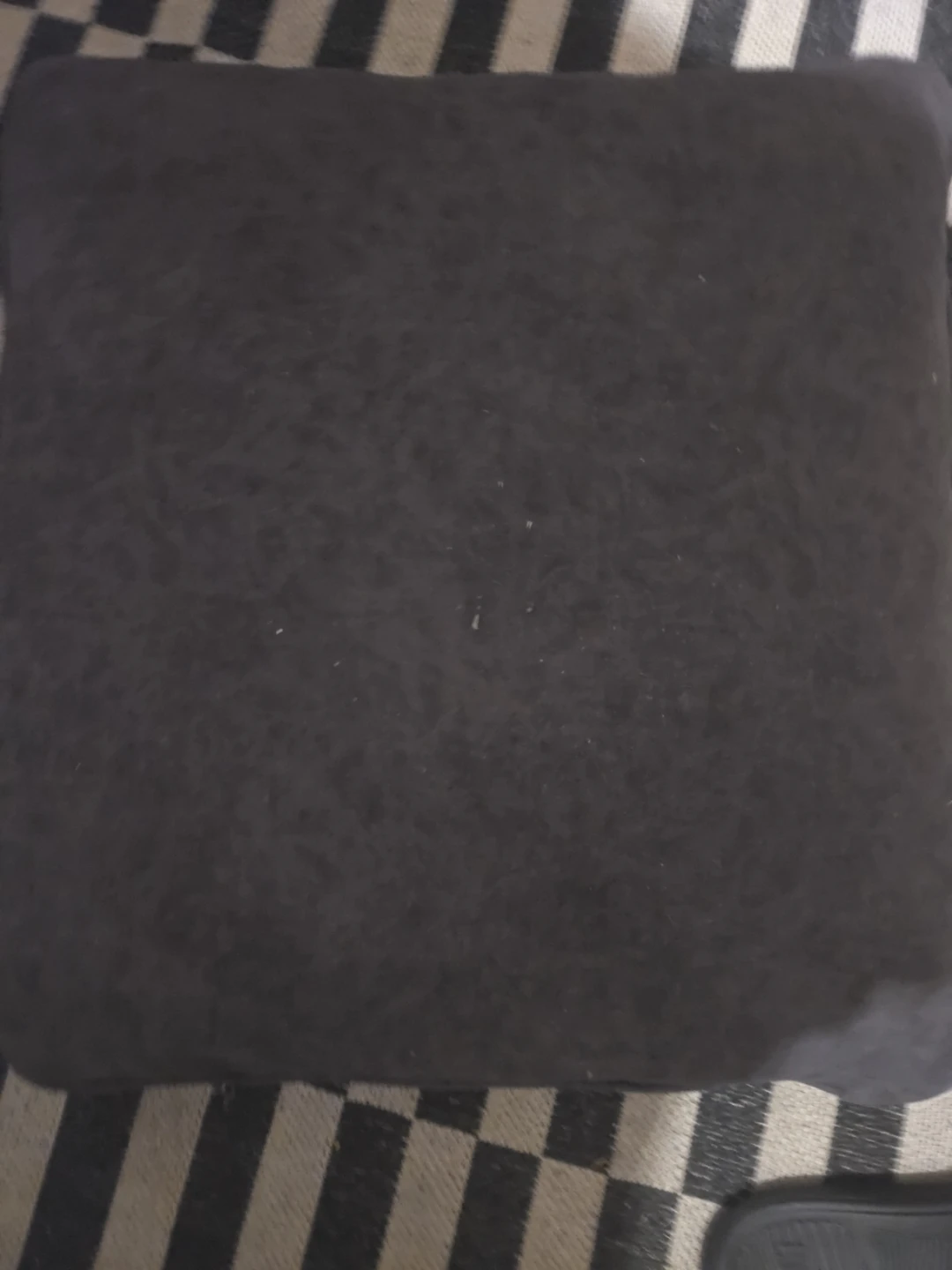 Dark Gray Square Cushion