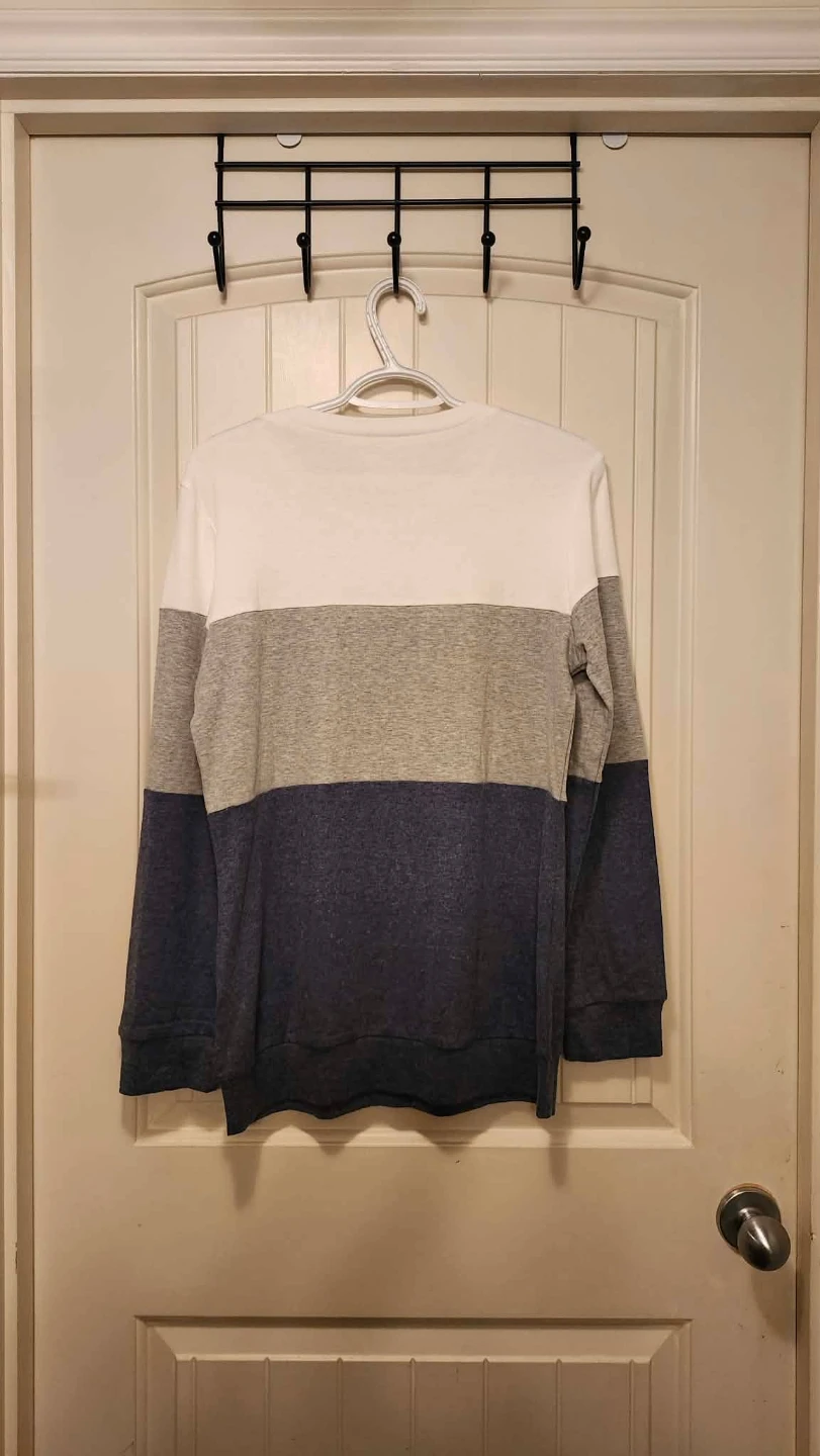 Colour-blocked long-sleeve sweater - photo 2