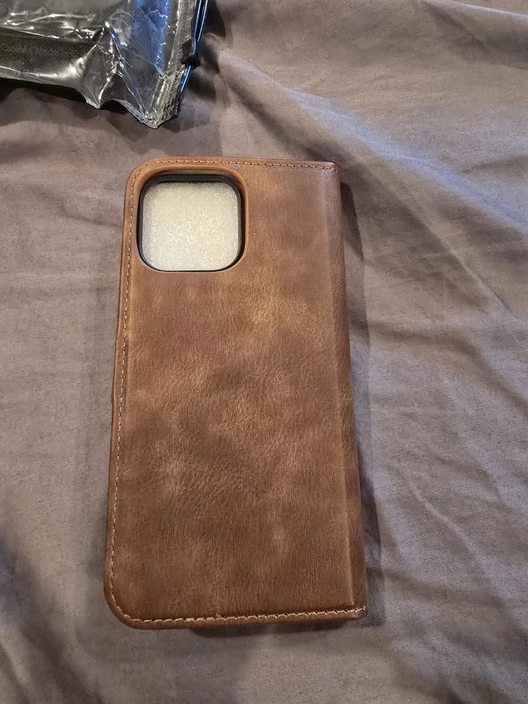Brown Leather Wallet Case for iPhone 14 Pro Max - photo 3