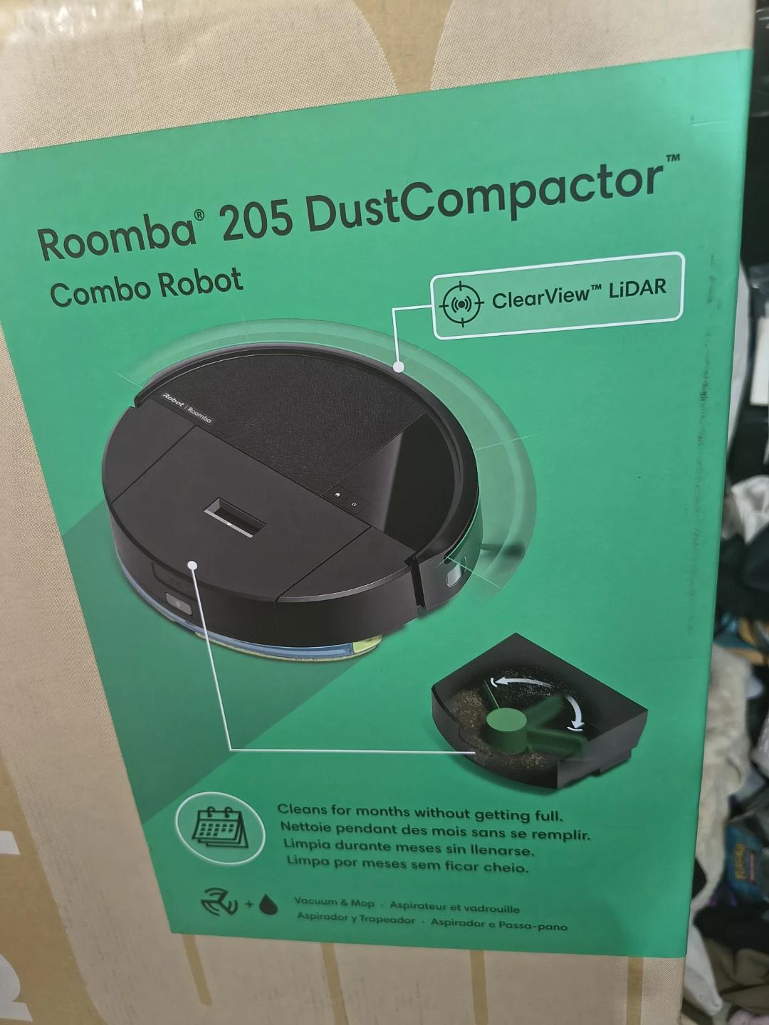Roomba 205 DustCompactor Combo Robot Vacuum - photo 3
