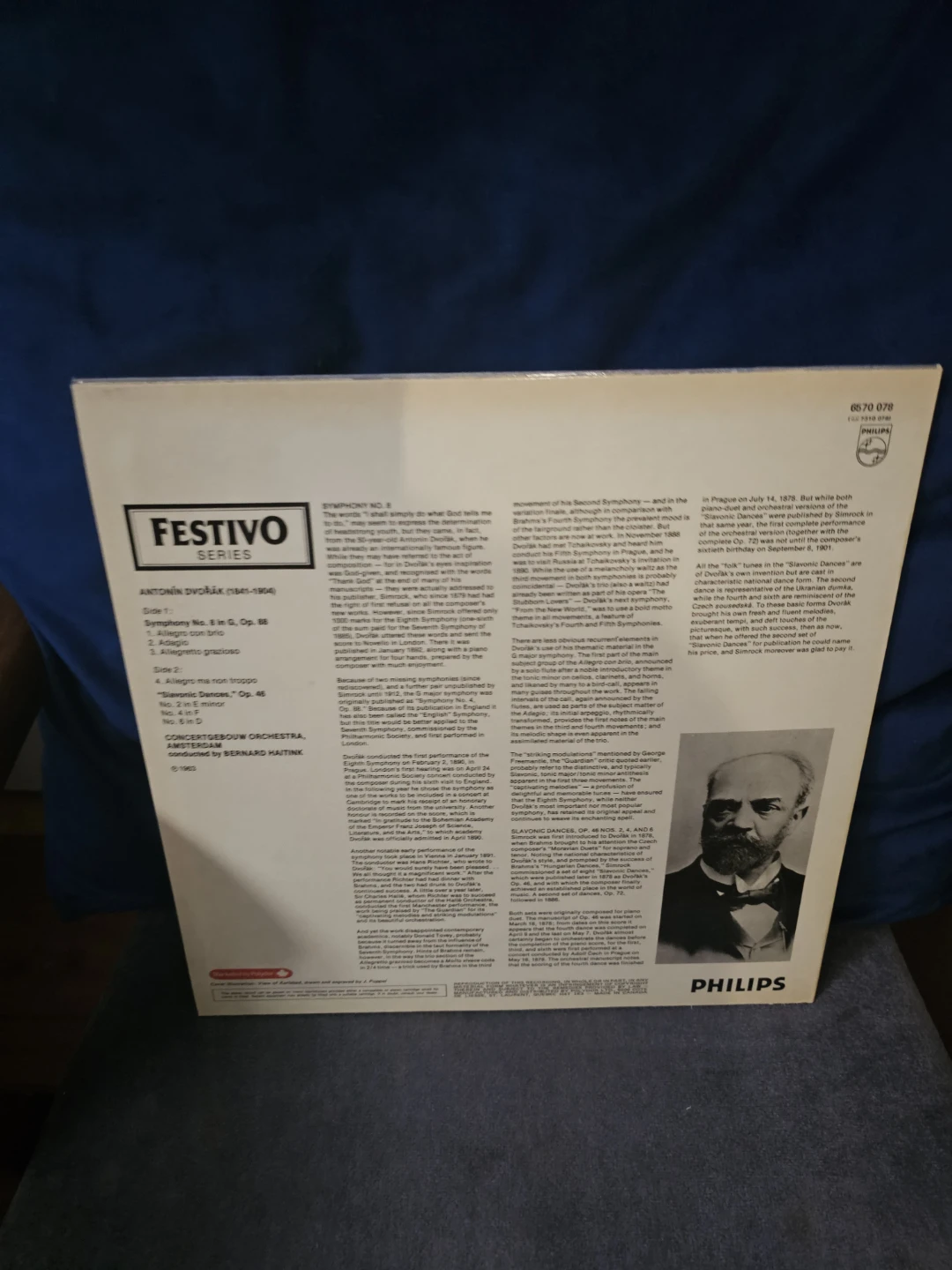 Dvořák Symphony No. 8 Vinyl Record - photo 2