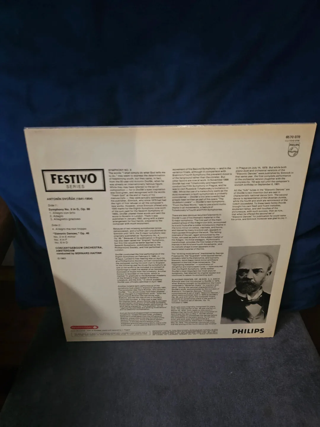 Dvoř ák Symphony No. 8 Vinyl Record - photo 2