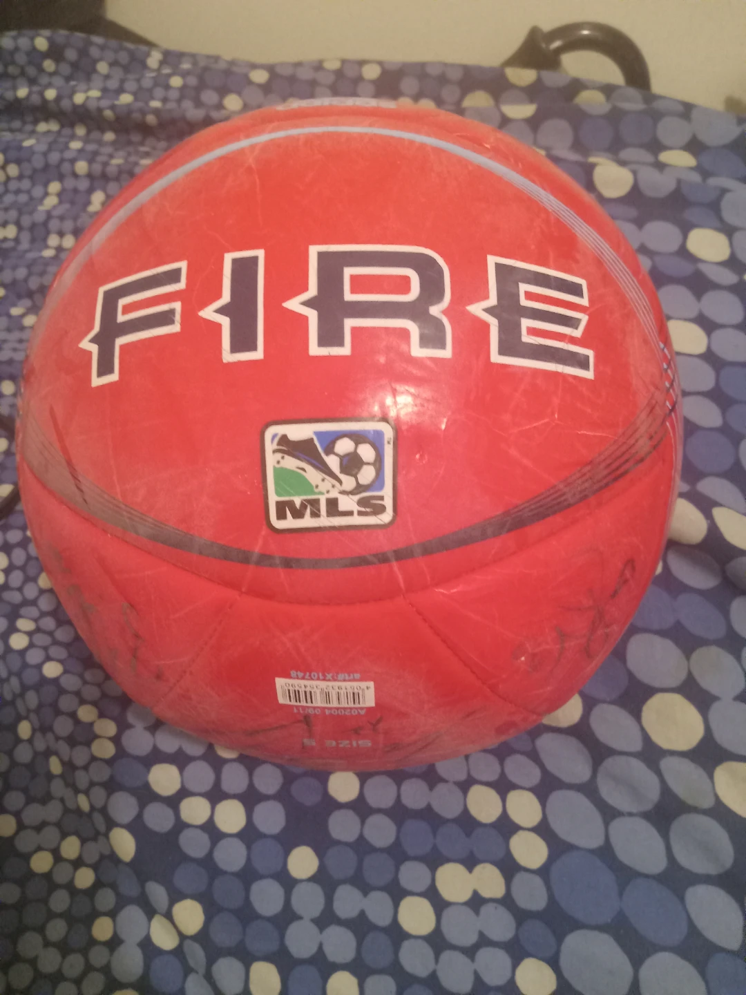 Adidas "Fire" MLS Match Ball Replica Soccer Ball - photo 2
