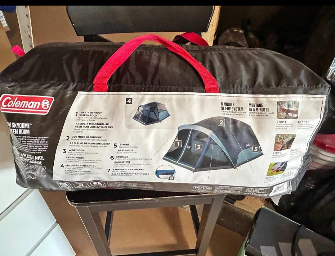 (TRADE FOR 6P)** Coleman Skydome 8P Screen Room Tent