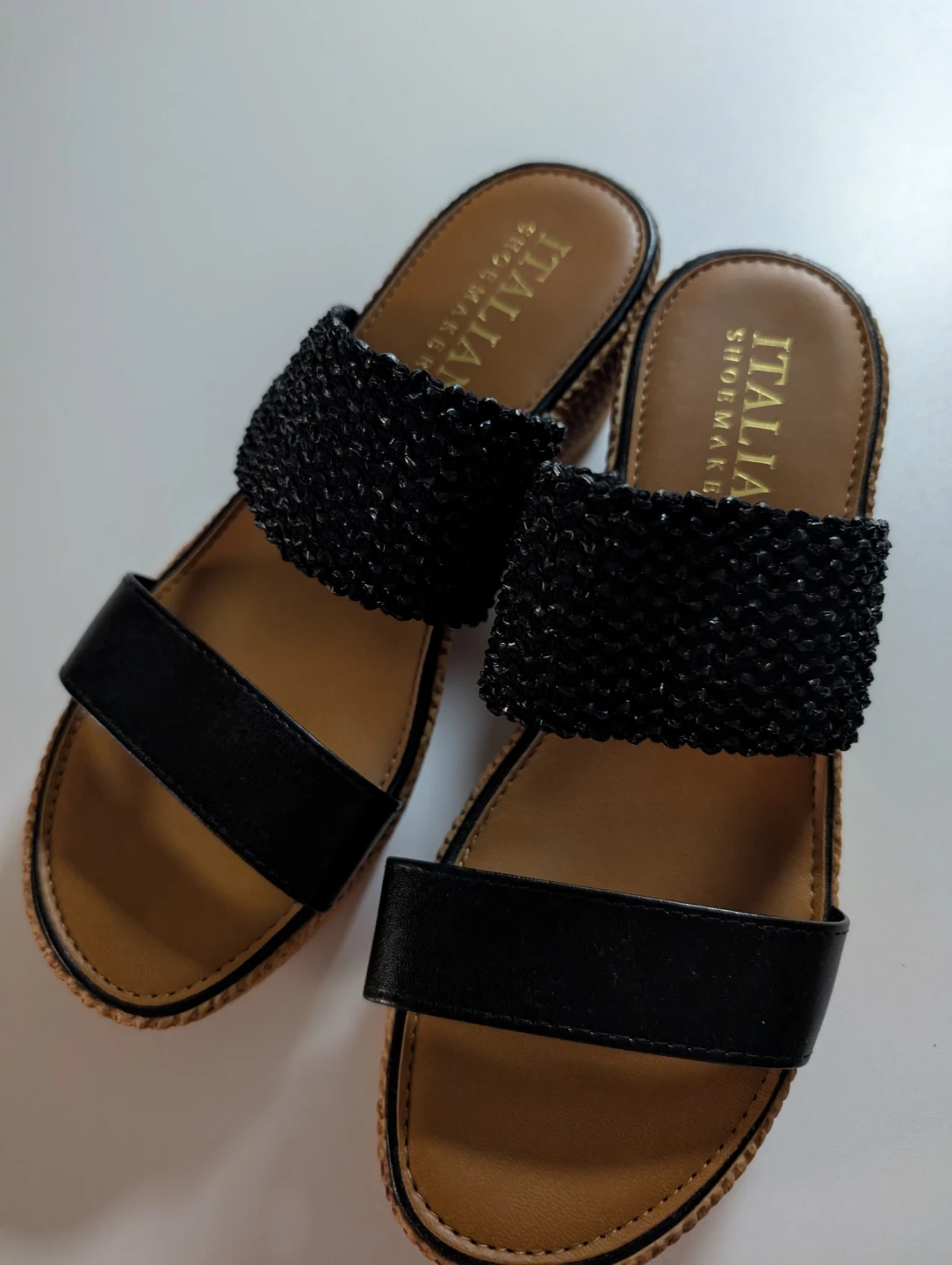 Brown Suede Slip-On Slippers with Strap - photo 2