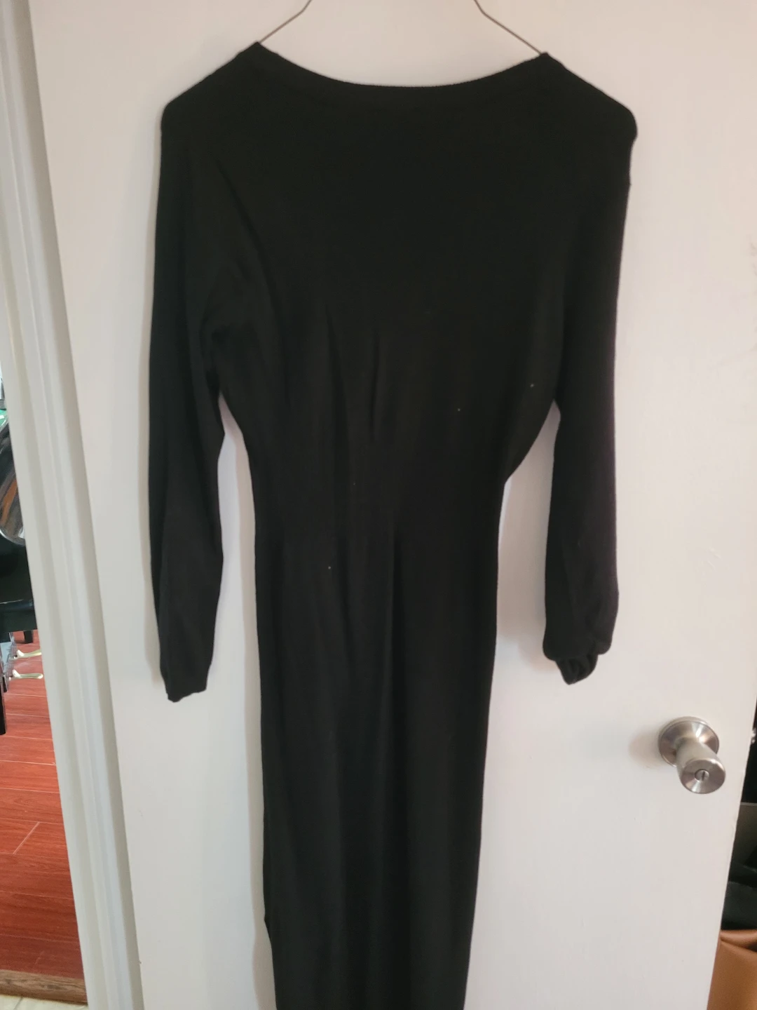RETROSPECT Black Long Sleeve Knit Dress - never worn - photo 3