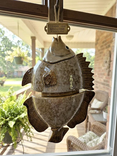 Ceramic Fish Wind Chime