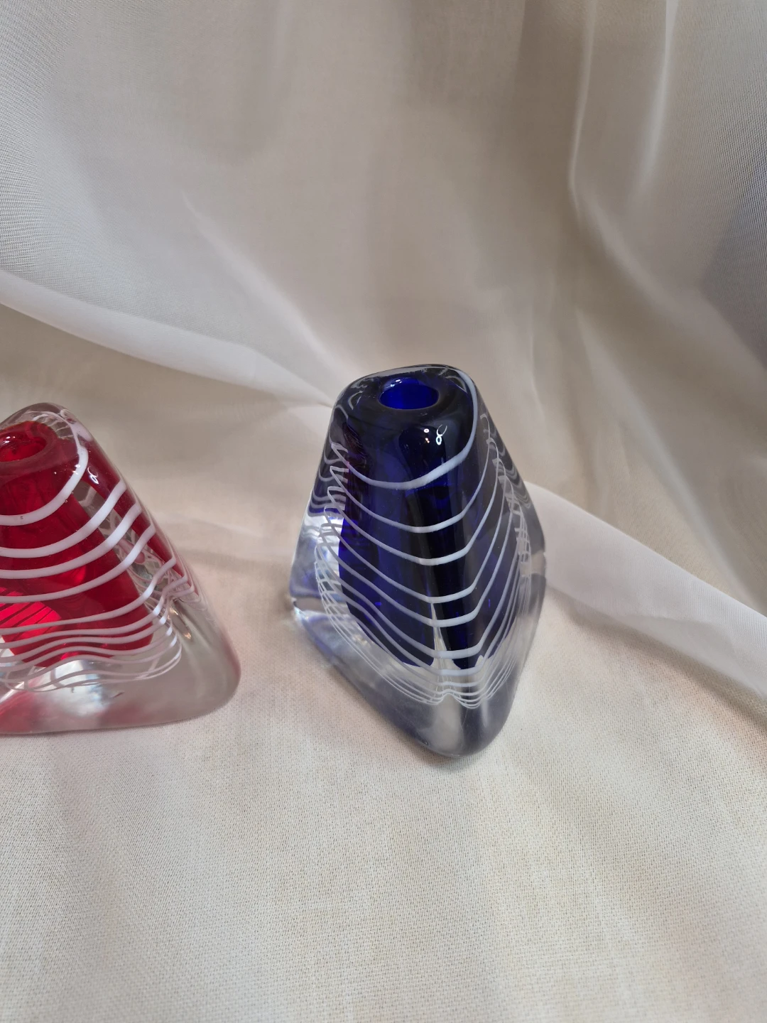 Pair of Art Glass Perfume Bottles... - photo 4