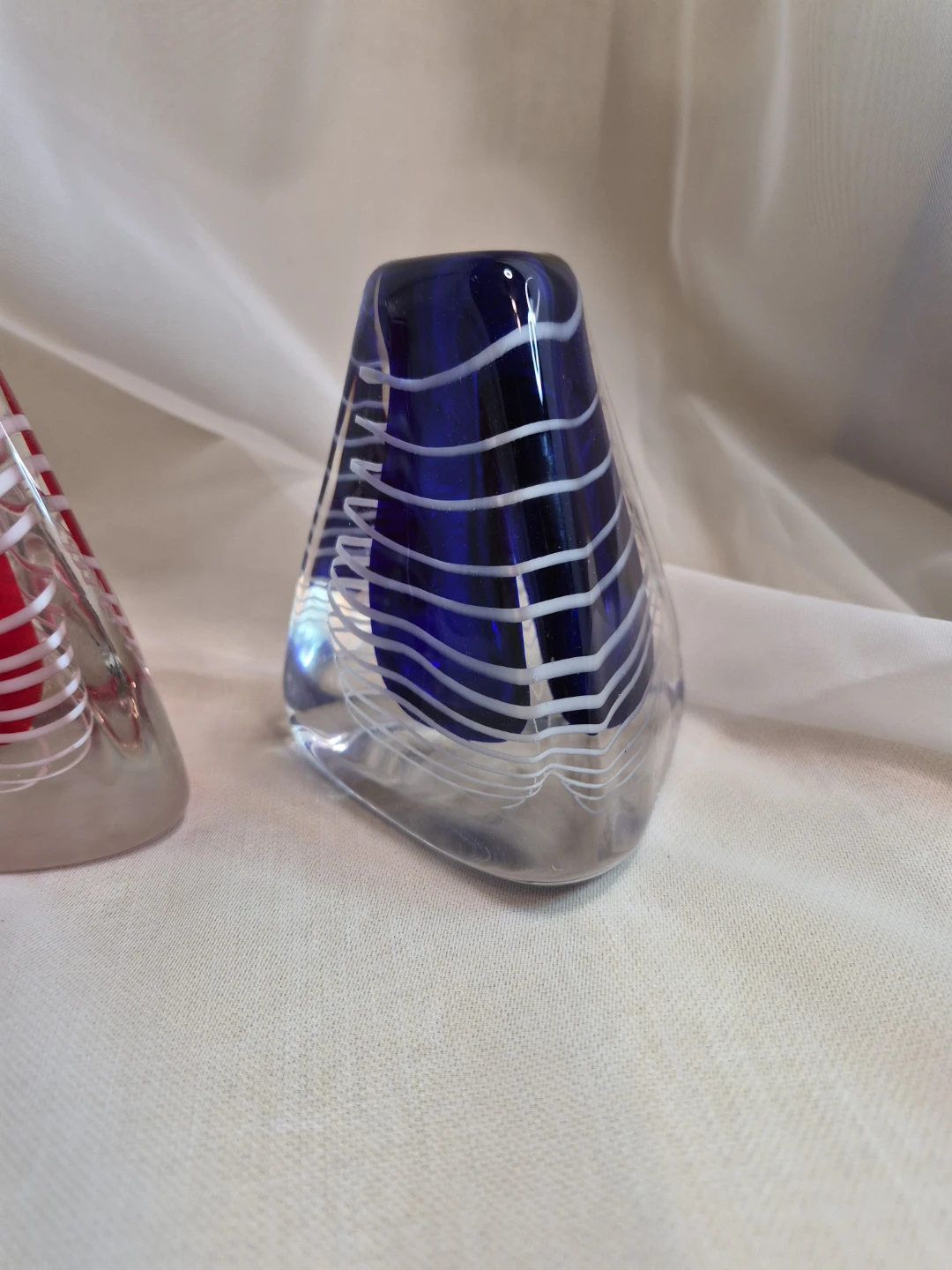 Pair of Art Glass Perfume Bottles... - photo 5