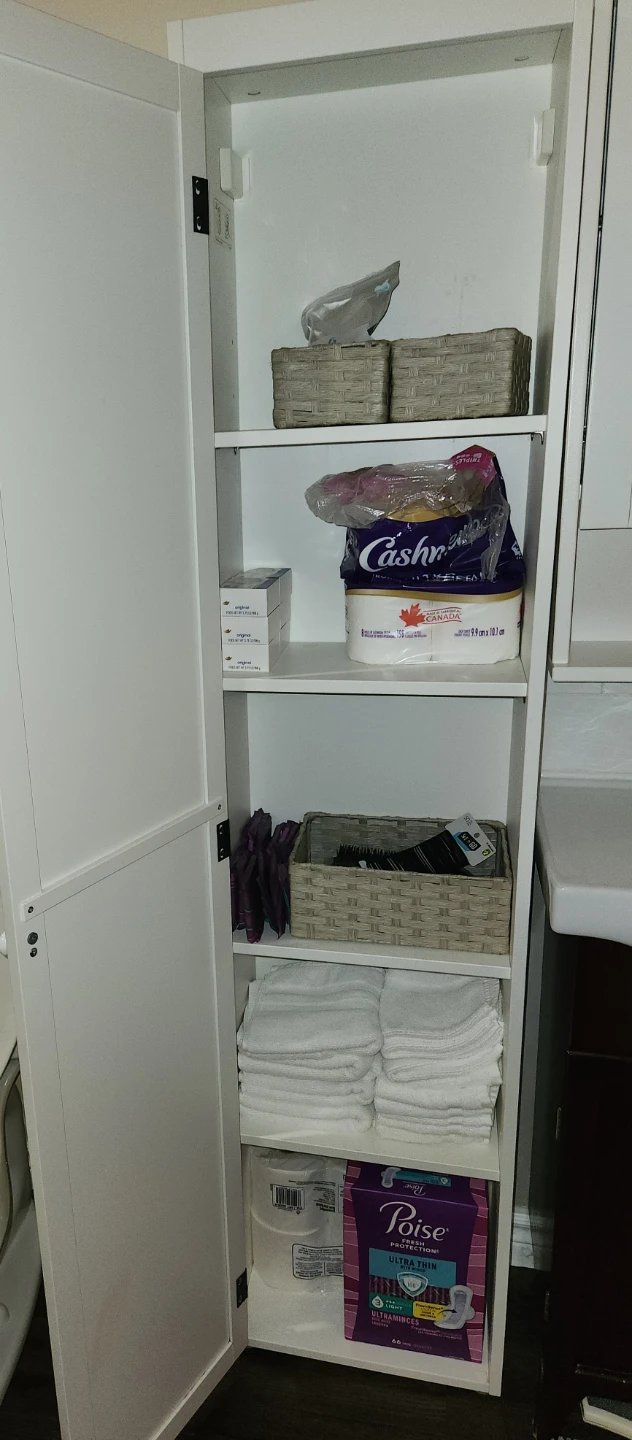 White Cabinet with Mirror - photo 2