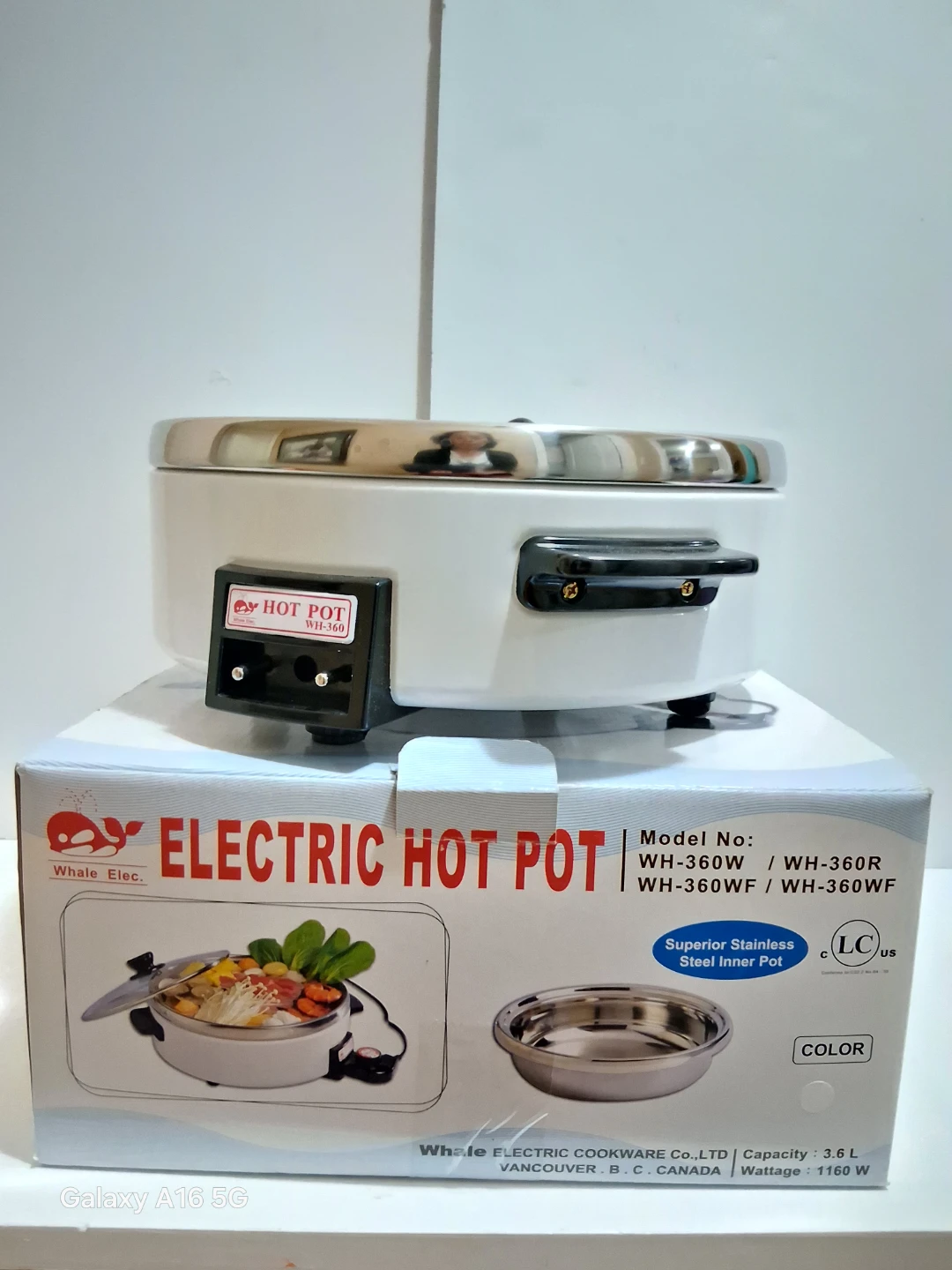 Whale Electric Electric Hot Pot WH-360