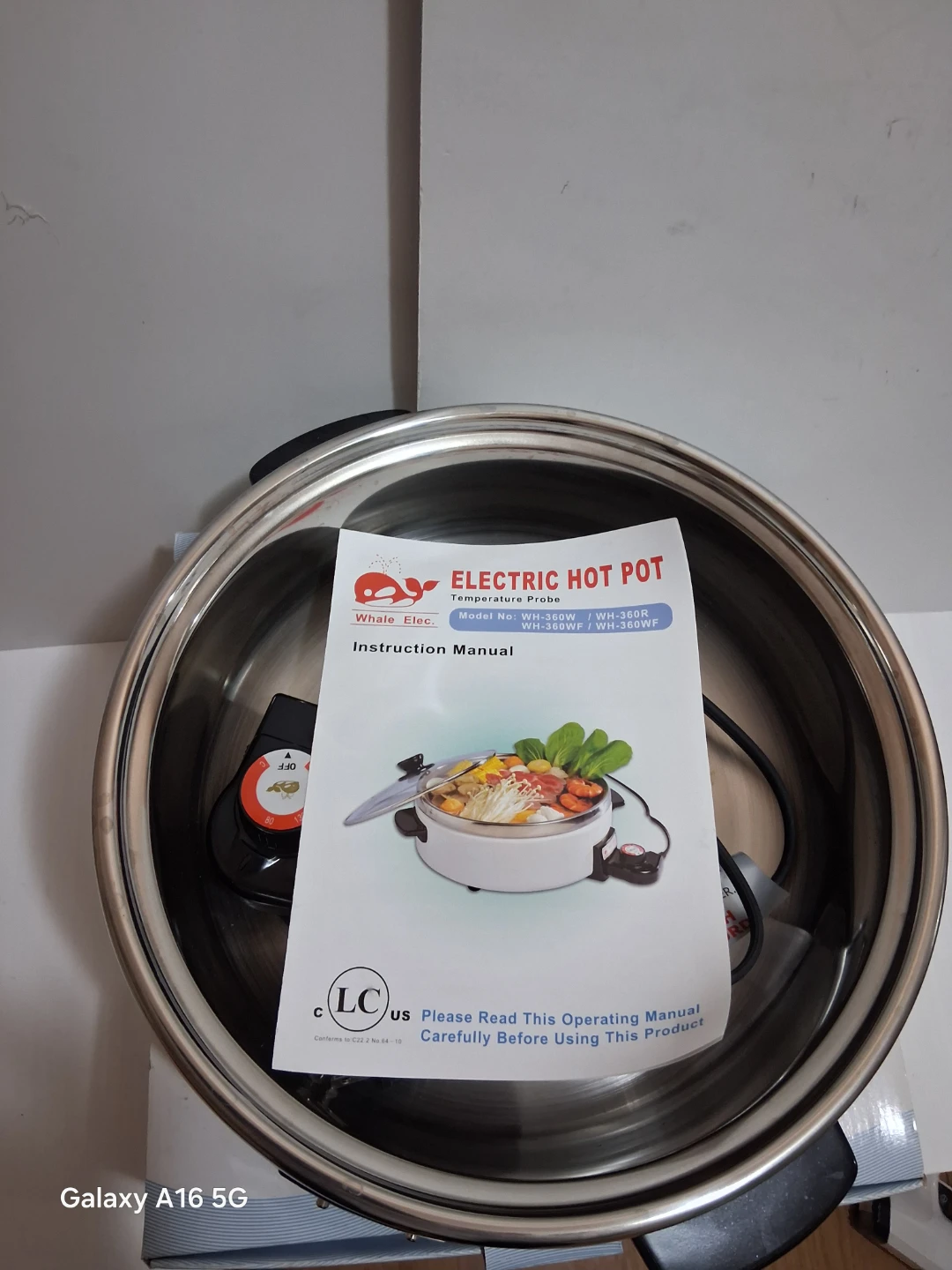 Whale Electric Electric Hot Pot WH-360 - photo 5
