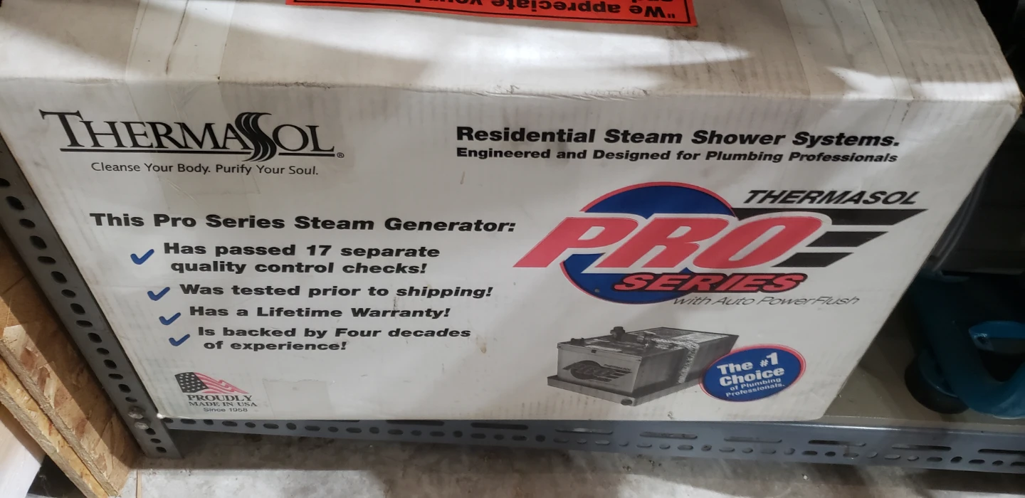Thermasol Pro Residencial Series Steam Shower System  $4200 OBO - photo 5
