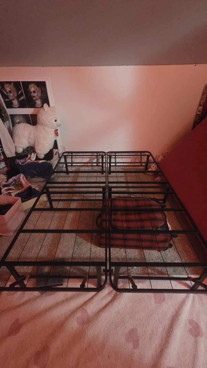 double bed frame and mattress - photo 2