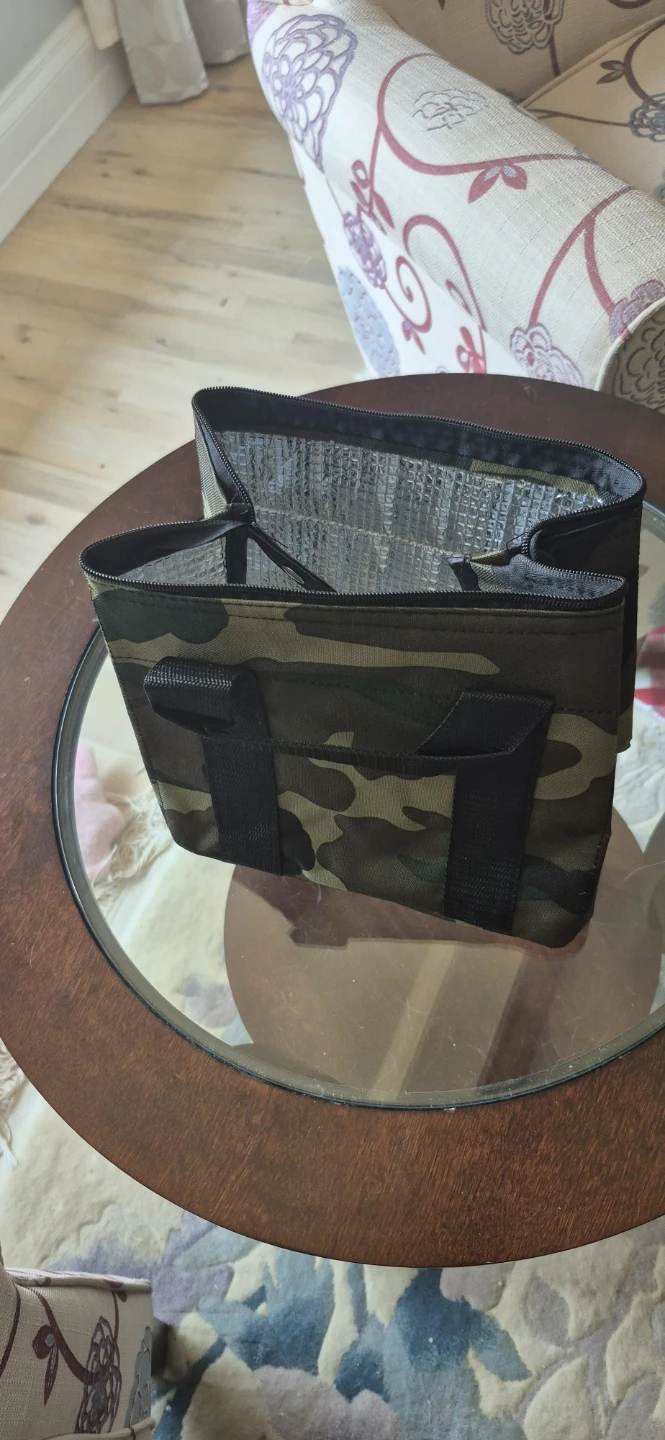 Sturdy Camo Insulated Lunch Bag