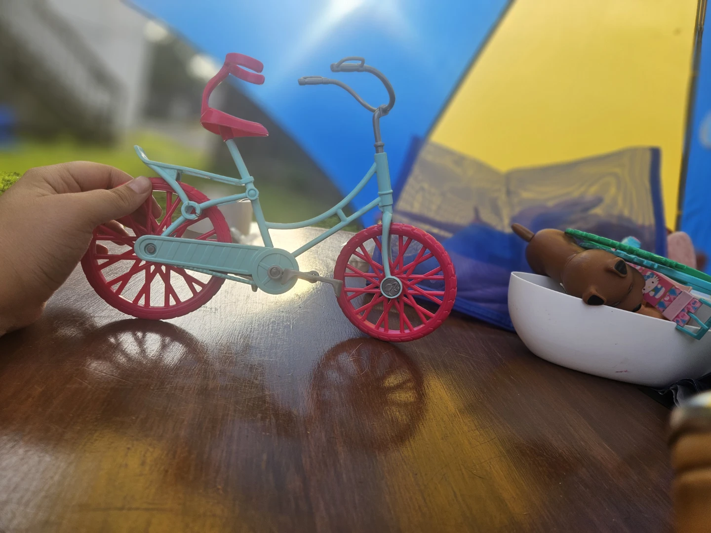 Doll Bicycle Blue and Pink - photo 2