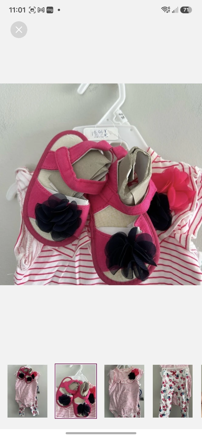 New baby mode 6/9m floral set - photo 2