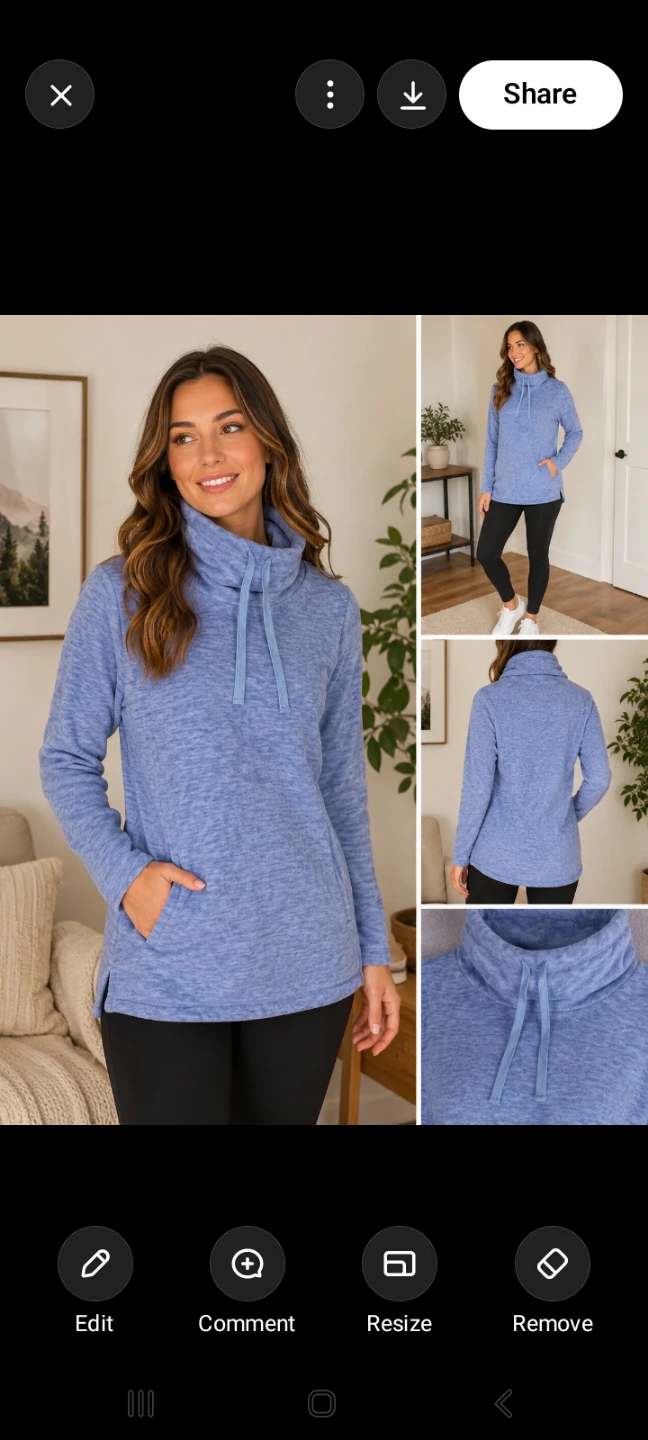 Denver Hayes Blue Fleece Hoodie
