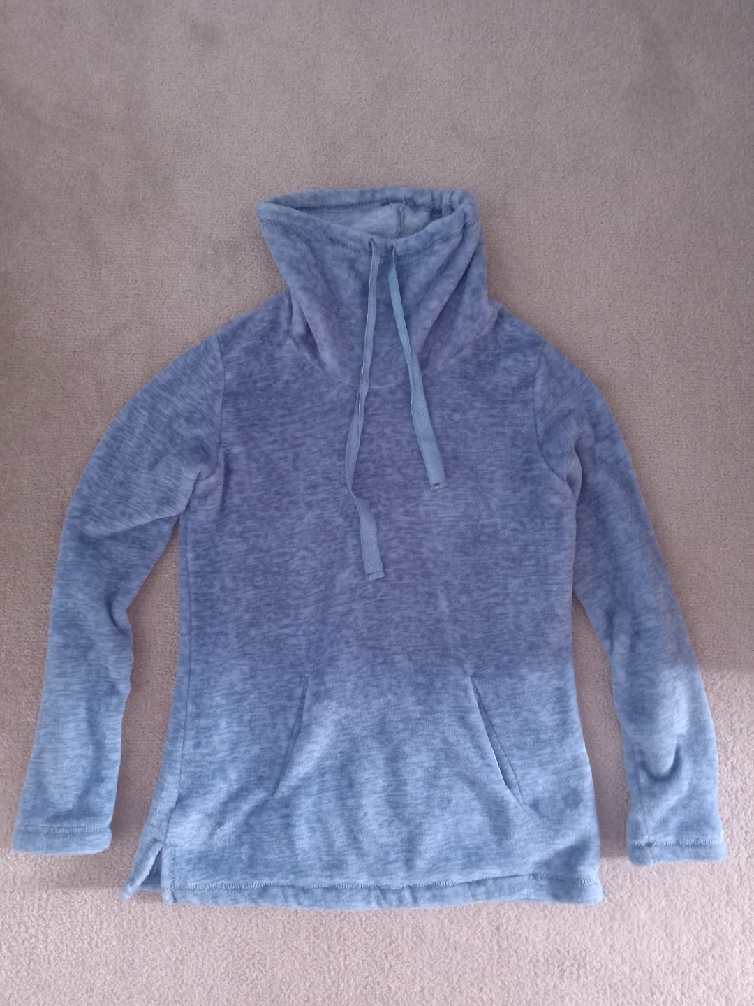 Denver Hayes Blue Fleece Hoodie - photo 2