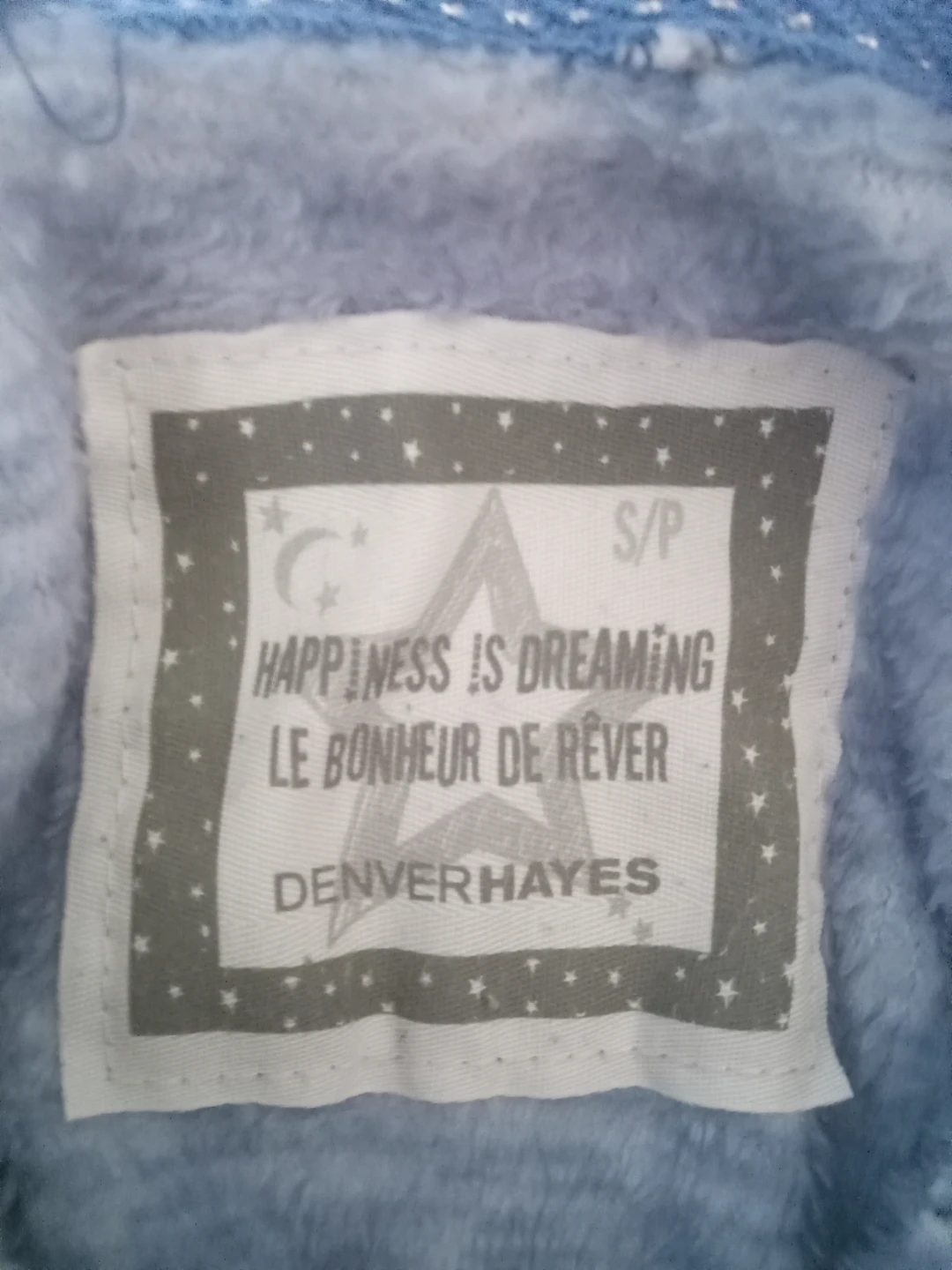 Denver Hayes Blue Fleece Hoodie - photo 3