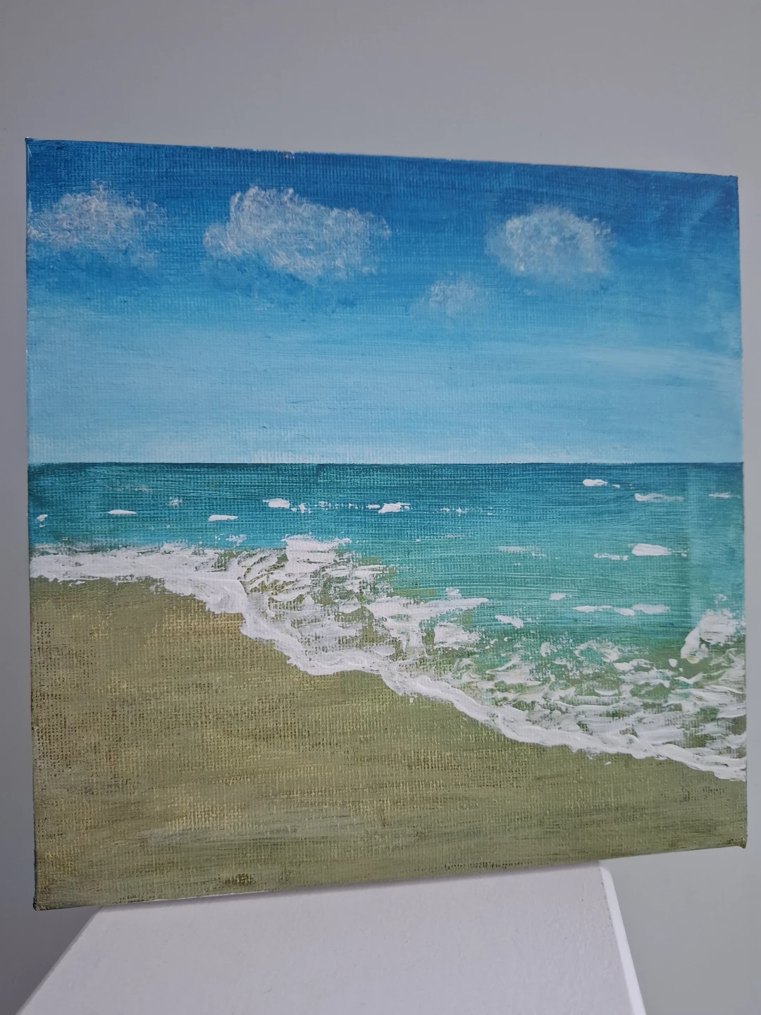 Original Beach Painting on Canvas