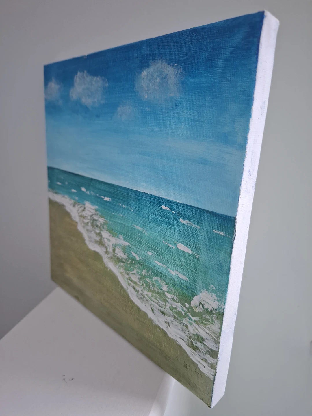 Original Beach Painting on Canvas - photo 2