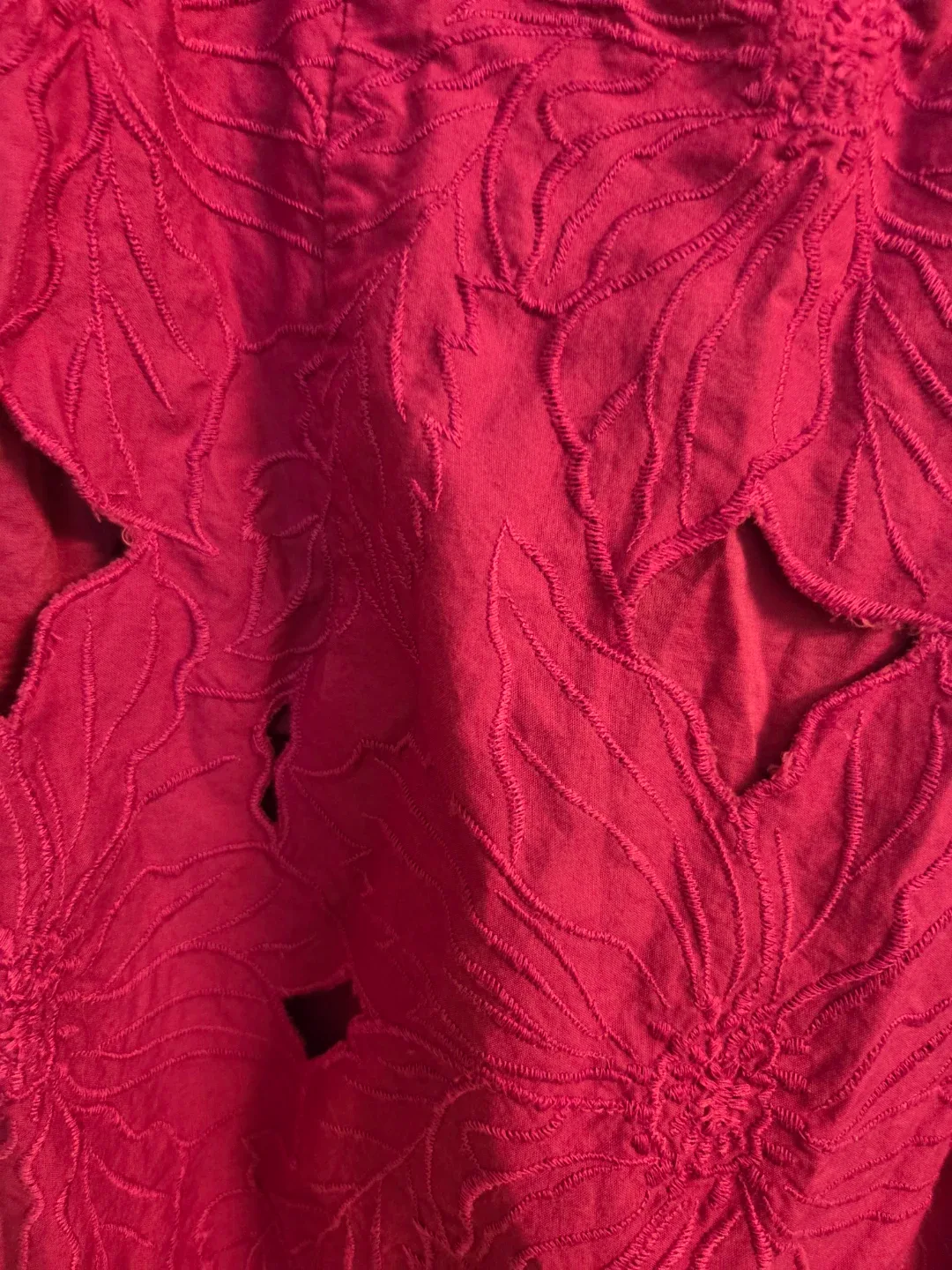 Pink Floral Cut-Out Mini Dress H+M - photo 2