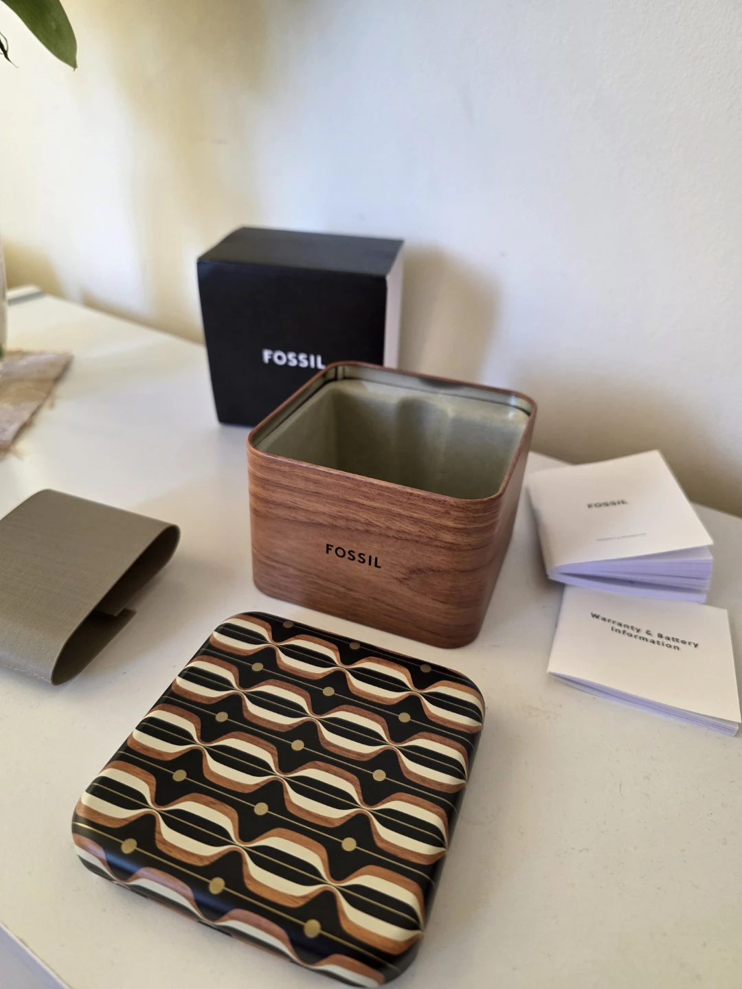 Empty Fossil Gift Box