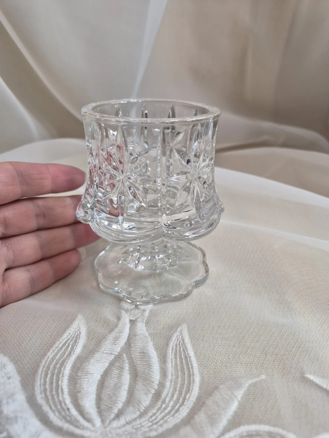 Beautiful Partylite Crystal Tealight Votive Holder - photo 4