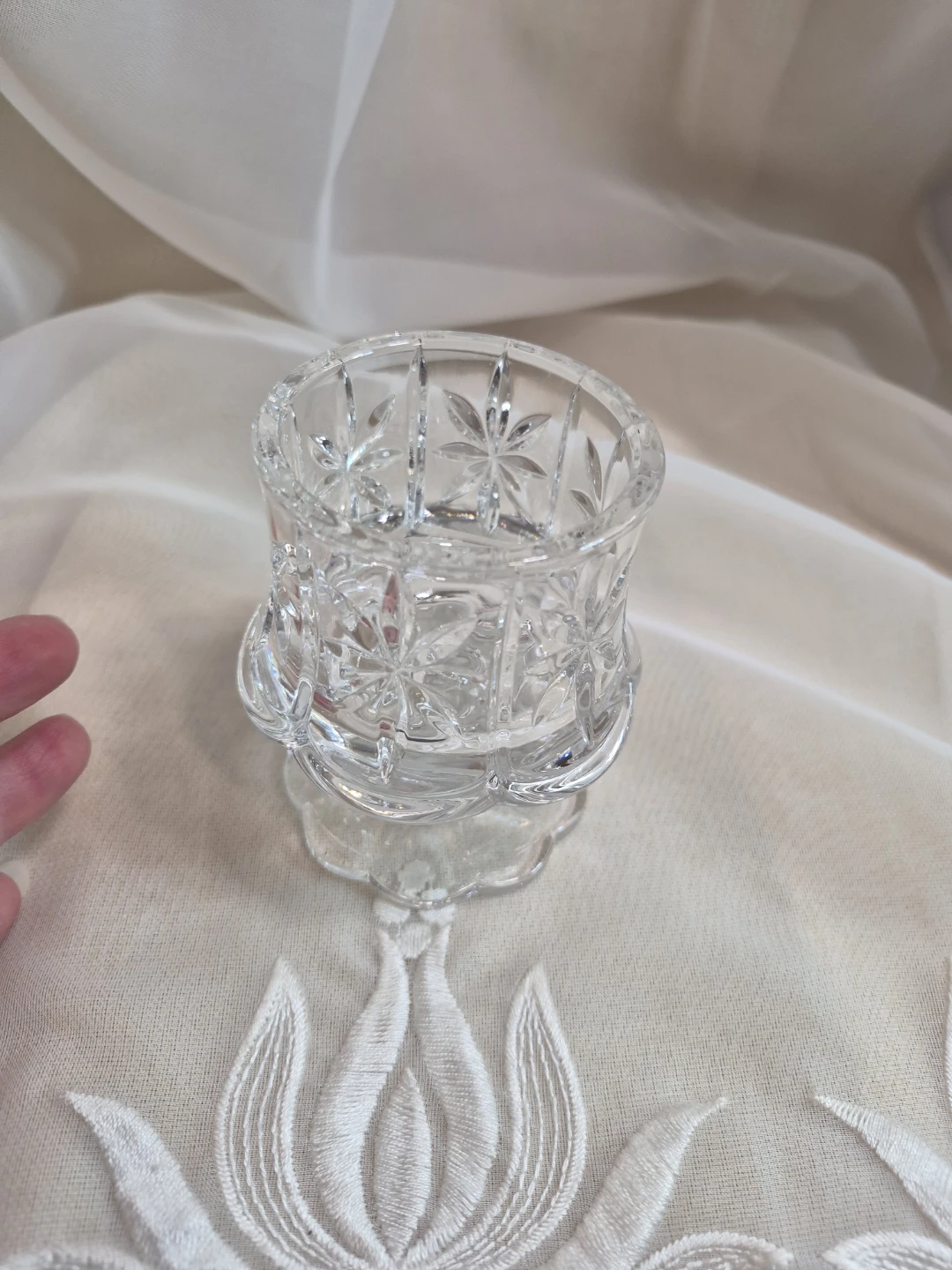 Beautiful Partylite Crystal Tealight Votive Holder - photo 5