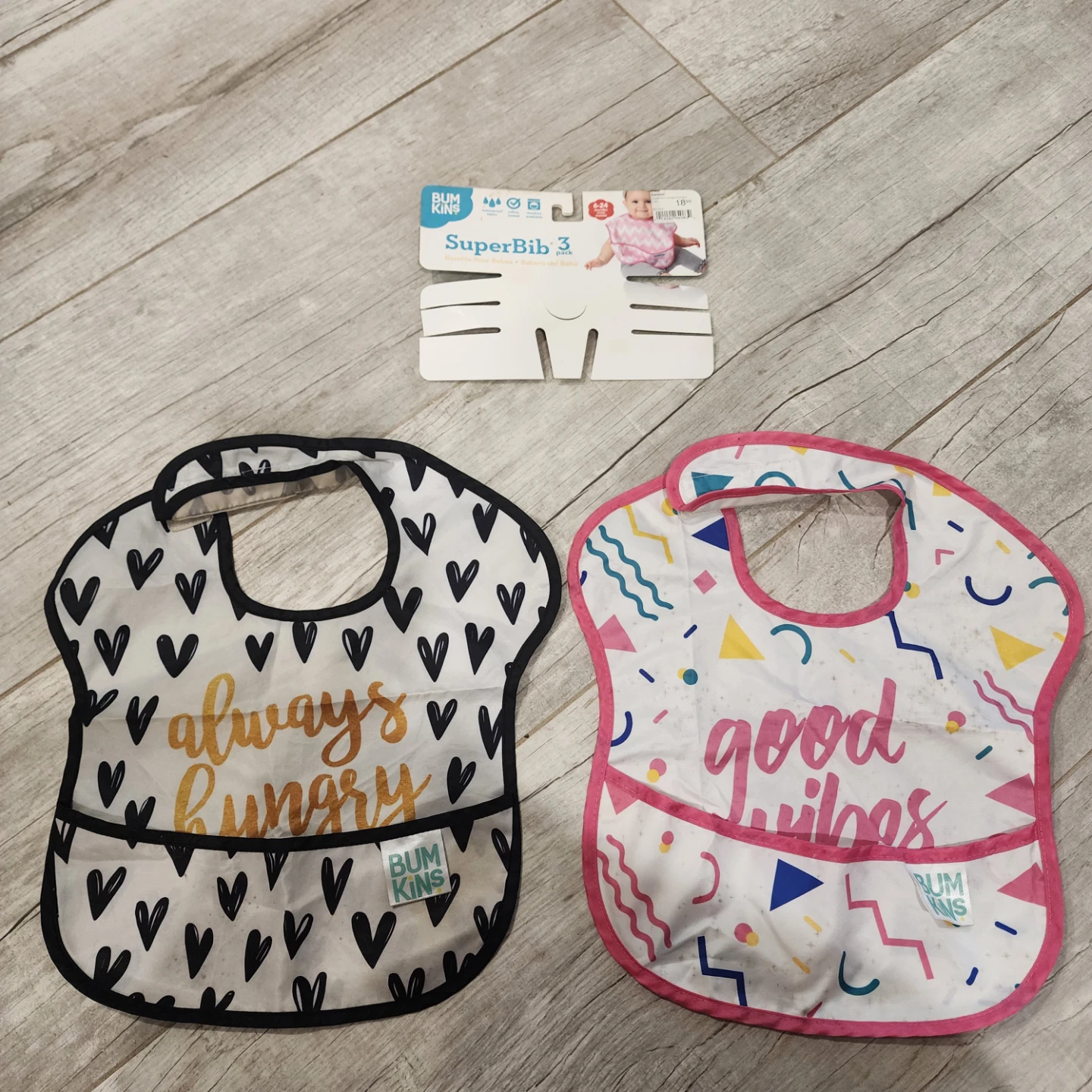 Bumkins SuperBib 2 Pack Baby Bibs