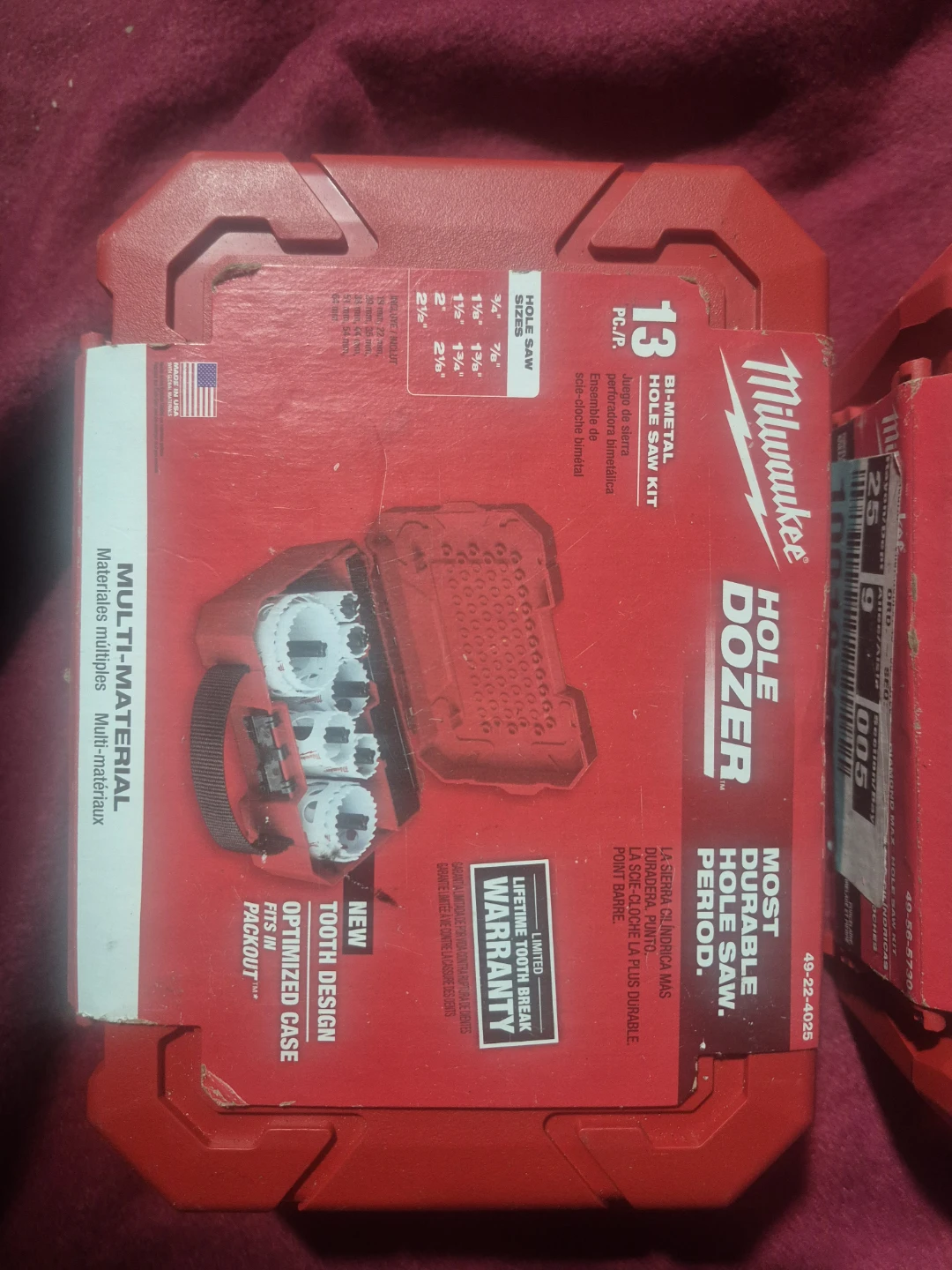 Milwaukee 13-Piece Bi-Metal Hole Saw Kit