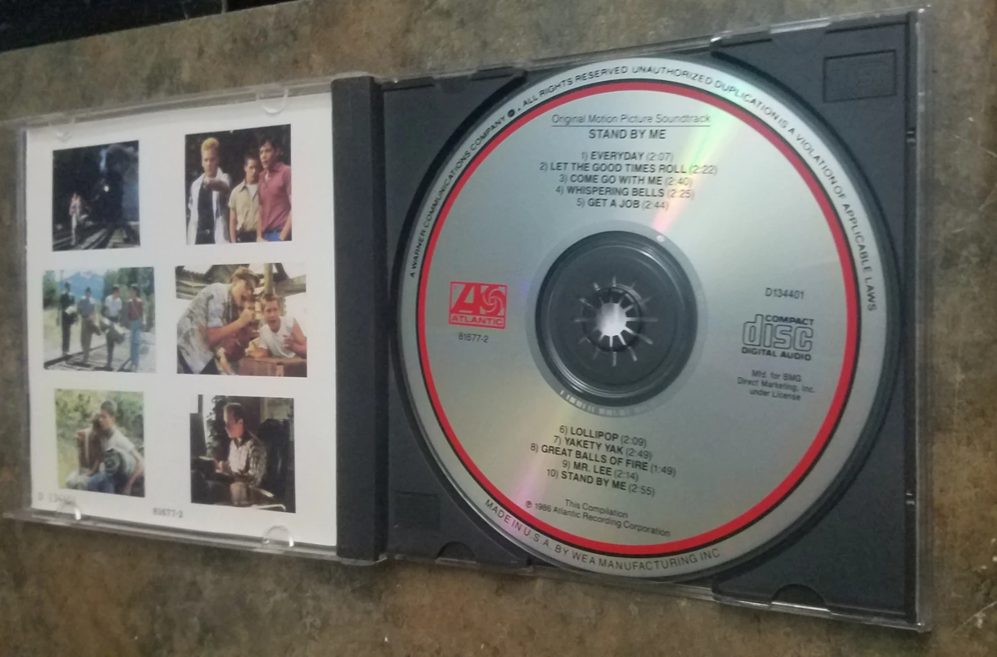 Stand By Me Original Motion Picture Soundtrack Near Mint  CD - photo 2