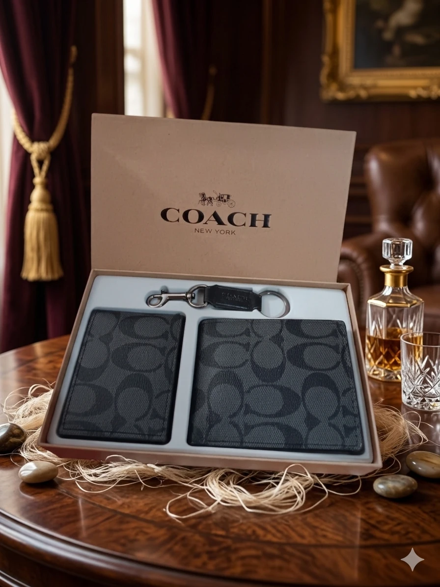 Gift Set - Card Holder & Keychain
