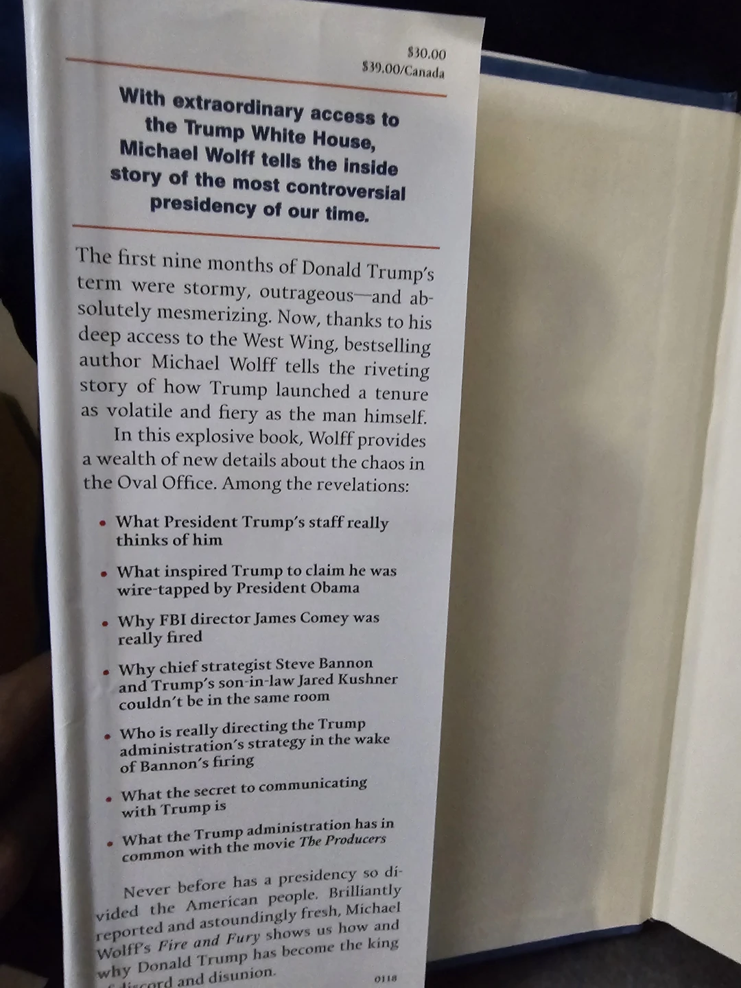 Fire and Fury Inside the Trump White House by Michael Wolff Book - photo 2
