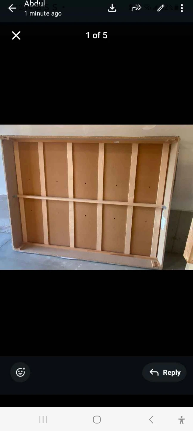 Queen size spring box matress