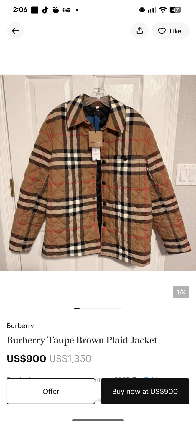 Burberry Quilted Jacket - photo 2