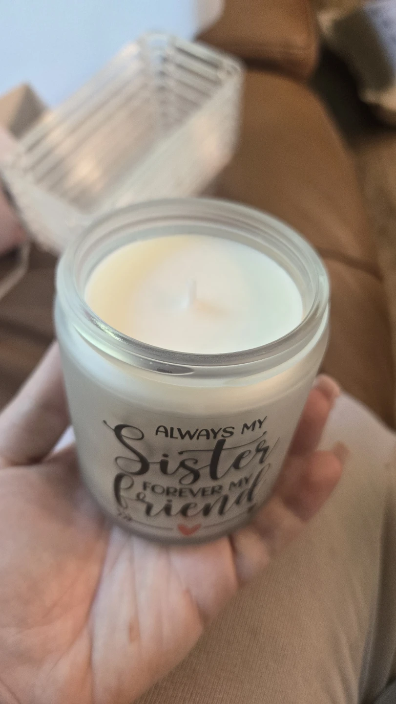 Lavender Scented Candle - Always My Sister Forever My Friend - photo 3