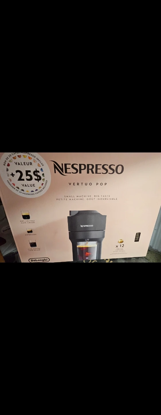 Nespresso Vertuo Pop Coffee Machine