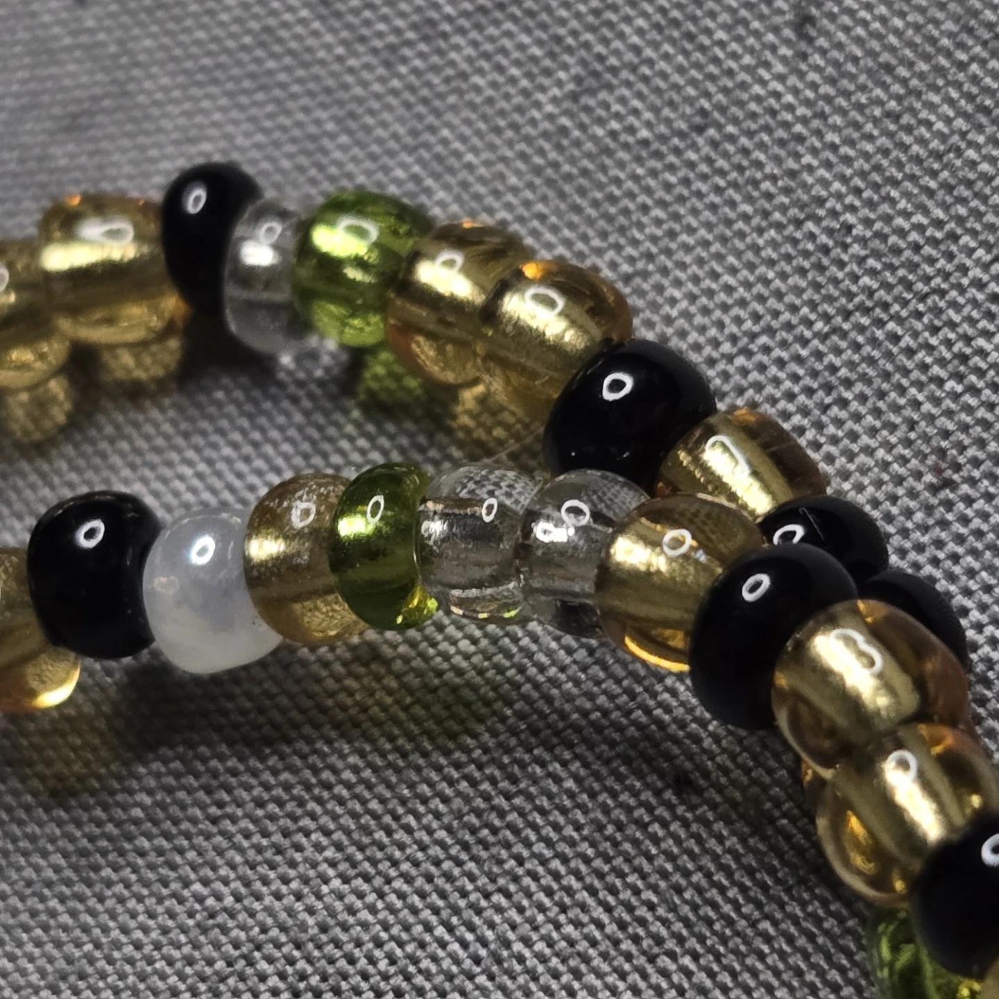 Beaded Necklace with Chain - photo 2