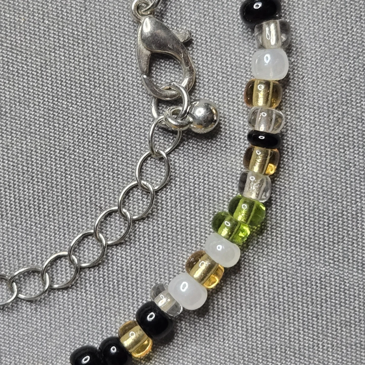 Beaded Necklace with Chain - photo 5