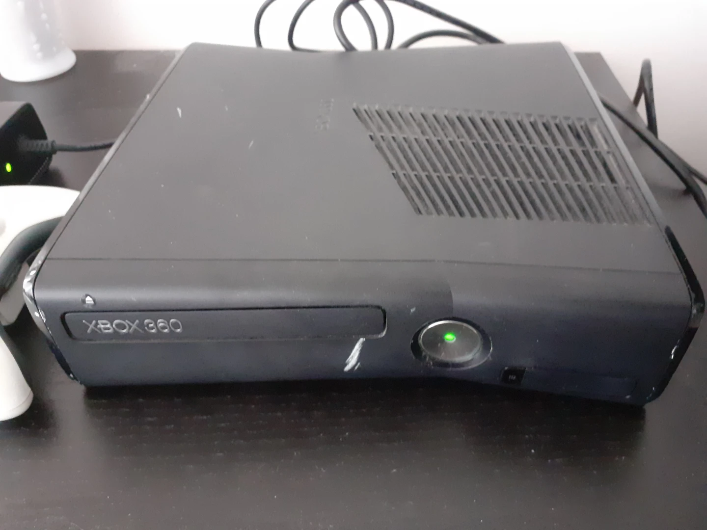 Xbox 360 S Console with 3 Controllers and Power Brick - photo 3