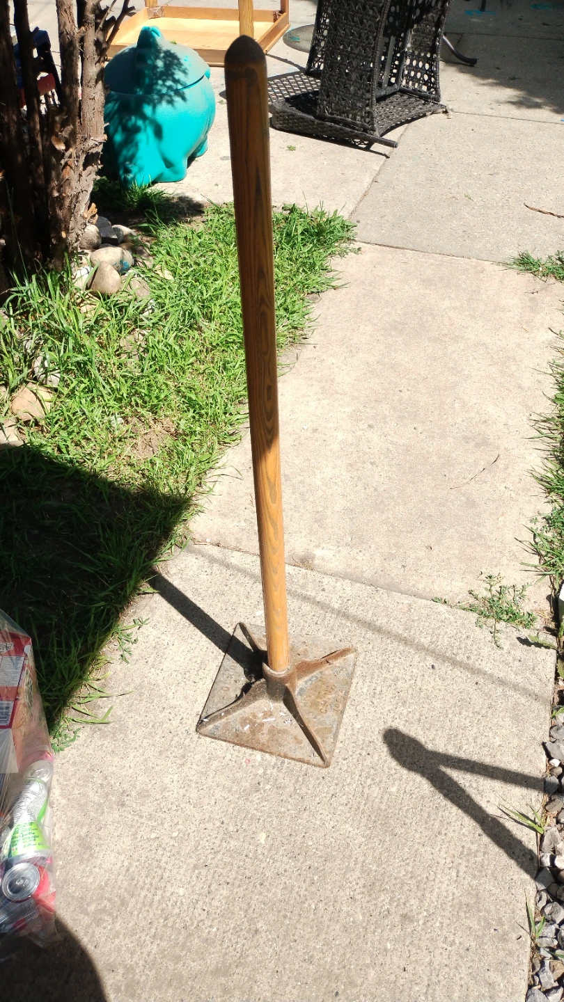 Tamper Tool with Wooden Handle