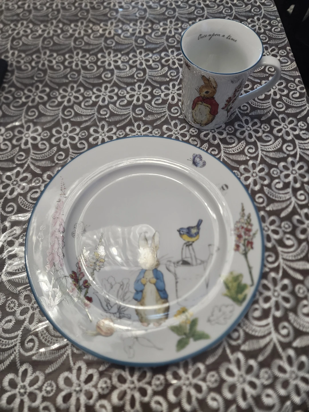 Beatrix Potter Plate and Mug Set