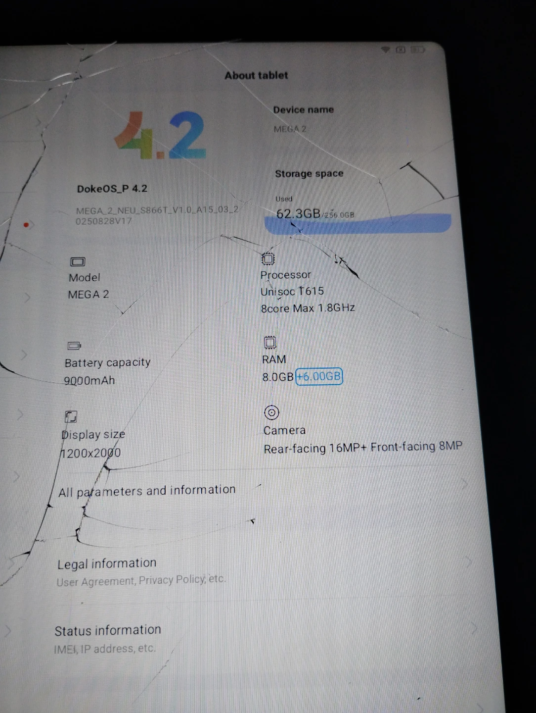 Cracked tablet, name ur price - photo 2