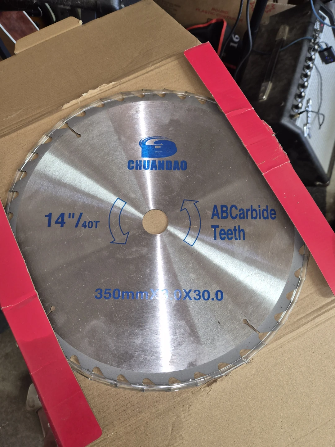 CHUANDAO 14" Carbide Tipped Saw Blade
