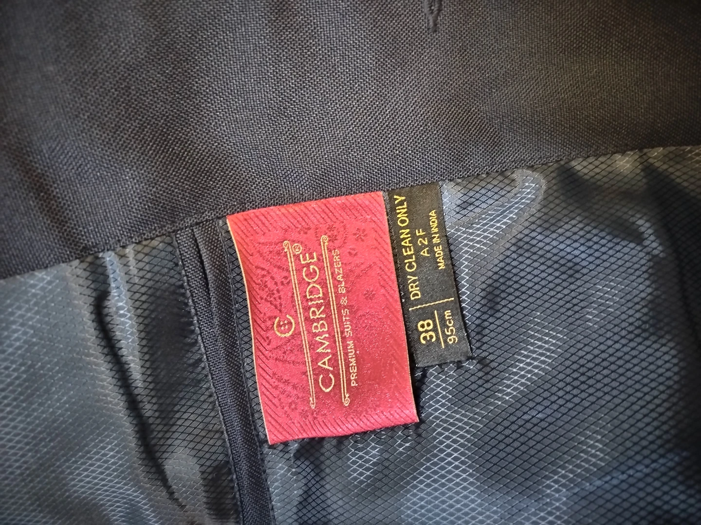 Cambridge Suit Jacket Size 38 (M) Navy Blue - photo 2