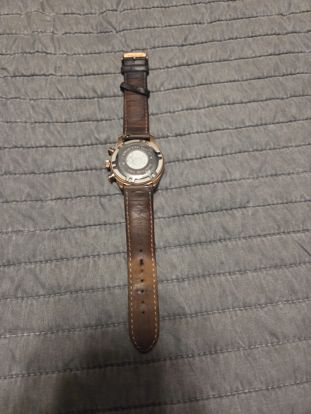 Vincero Chronograph Watch with Brown Leather Strap - photo 2